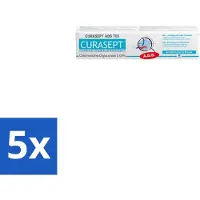 Curasept 5 x Gel-Tandpasta 0,05% CHX 75 ml - Tandpasta - Antibacteriële Tandpasta - Chloorhexidine - Tandvleesbescherming - Plaquevoorkomend
