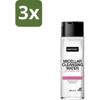 Sence 3 x - Gevoelige Huid - Micellair Water - Make-up Remover - 400 ml - Gevoelige Huid - Make-up Remover - Micellair Water - Hypoallergenisch - Parfumvrij