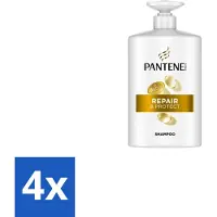 Pantene 4 x - Pro-V – Shampoo – Repair & Protect – 1000 ml - Haarbescherming - Haarversterking - Schadebevordering - Stylingbescherming - Voedingsstoffen