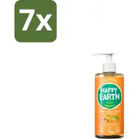 Happy Earth – Handzeep – 100% Natuurlijk Rose Petitgrain – 300 ml - Bulkverpakking - 7 stuks