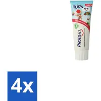 Prodent 4 x – Tandpasta – Kids 0–6 Jaar – 75 ml - Kinder Tandpasta - Melktanden - Gaatjes Voorkomen - Kinder Mondhygiëne - Super Mario