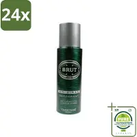 BRUT Deospray Original 200 ml - Voordeelverpakking - 24 stuks - Deodorant spray - Original
