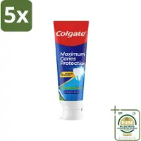 Colgate 5 x Tandpasta Caries Protection 75 ml - Grootverpakking - Gaatjes - Tandbederf - Tanden Beschermen - Tandpasta - Fluoride