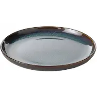 IKEA GLADELIG Bord, Blauw, 20 cm - Uniek handgemaakt ontwerp
