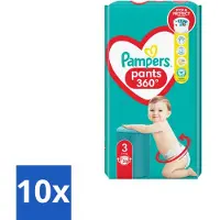 Pampers – Luierbroekjes – Pants Maat 3 – 56 Luiers - Bulkverpakking - 10 stuks