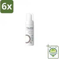 Neutral – Gezichtsreiniging – Face Wash 0% Parfumvrij – 150 ml - Voordeelverpakking - 6 stuks - Gezichtsreiniger - Huidverzorging
