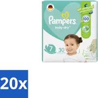 Pampers – Luiers – Active Baby Dry Maat 7 – 30 Luiers - Bulkverpakking - 20 stuks