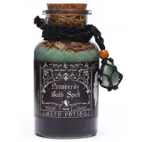 Ancient Wisdom Ancient Witch prosperity bath spell potion 240 gram - voorspoed - badzout met himalayazout - aventurijn hanger - sinaasappel en kaneel - heksen badzout