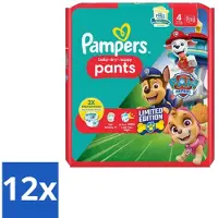 Pampers – Luierbroekjes – Baby Dry Pants Paw Patrol Maat 4 – 25 Luiers - Voordeelverpakking - 12 stuks