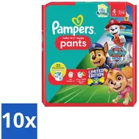 Pampers – Luierbroekjes – Baby Dry Pants Paw Patrol Maat 4 – 25 Luiers - Bulkverpakking - 10 stuks