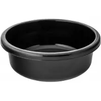 Altom Design Sterke Zwarte Kunststof Wastafel 13,5L
