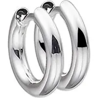 GLAMS klapoorringen 2,5 mm rond - 15 mm - Zilver