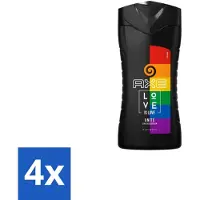 Axe – Bodywash – Unite Love Is Love – 250 ml - Voordeelverpakking - 4 stuks