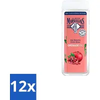 Le Petit Marseillais 12 x – Douchegel – Grenade Bio – 400 ml - Douchegel - Biologische Douchegel - Granaatappel Geur - Natuurlijke Douchegel - Gezondheid