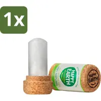 Happy Earth 1 x – Deodorant Crystal – 100% Natuurlijk Unscented – 90 g - Geurloze Deodorant - Hypoallergene Deodorant - Kristal Deodorant - Natuurlijke Deodorant - Gevoelige Huid