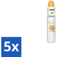 Dove 5 x – Deodorant Spray – Passion Fruit – 250 ml - Passievrucht Deodorant - Frisse Deodorant Spray - Passievrucht Geur - Deodorant Spray - Okselhuid Verzorging