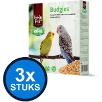 Hobby First 3x King Grasparkiet - Vogelvoer - 1kg