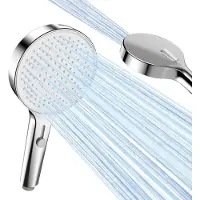 Markenlos – Waterbesparende douchekop XXL, hoogdruk douchekop met 3 stralen voor een optimale douche-ervaring