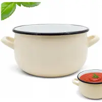 Tragar Emalieren Kookpan Staal 22cm 5L - Traditioneel & Veilig