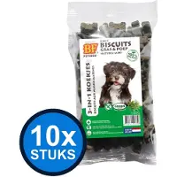 Biofood 10x - 3in1 koekjes kruiden mini 200gr - Hondenvoer Snacks - 200 g