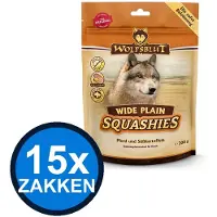 Wolfsblut 15x - Squashies Wide Plain All Ages - Hondenvoer Droogvoer - 300 g