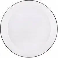 Artpol Decoratieve Onderschotel 2,5x33x33 cm Transparant Zwart