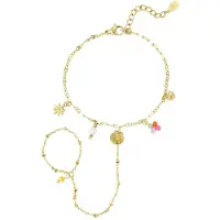 Yehwang Goudlief Strand armband met bedels - Verkleurt niet - Cadeau - Goudlief.nl