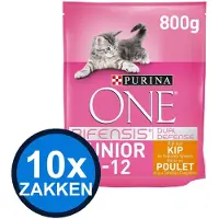 Purina One 10x - Junior Kip - Kattenvoer Droogvoer - 800 g