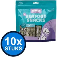 Braaaf 10x Salmon Roll Sticks - Hondensnack - 175g