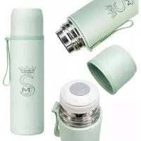 Mennica Bydgoska RVS Thermosbeker Mintgroen 500ml - Houdt Drankjes Warm/Koud