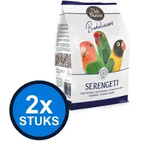 Deli Nature 2x - Birdelicious grote parkieten serengeti 2,5kg - Vogelvoer - 2.5 kg