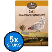 Deli Nature 5x - ChiX kippenpikblok 1kg - Kippenvoer - 1 kg
