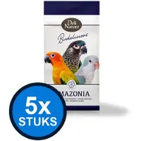 Deli Nature 5x - Birdelicious grote parkieten amazonia 800gr - Vogelvoer - 800 g