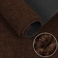 ANRO Schoonloopmat BOB Bruin 400x120cm – Tapijtloper Vuilvangmat Antislip Op Maat Entree Kantoor