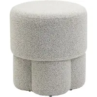 Nest of Nora Poef bouclé - Hocker - Naturel