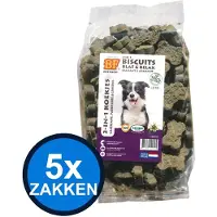 Biofood 5x - 3in1 Koekjes Blaf & relax - Hondenvoer Snacks - 500 g