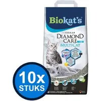 Biokat's 10x - Diamond Care fresh multicat 8ltr
