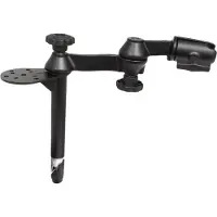Ram Mounts 8" Upper Pole with Flange and Double Socket Arms