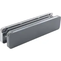 Homebox - de isolerende, tochtvrije en geluiddempende brievenbus – buitendeel aluminium antracietgrijs RAL7016 - binnendeel gespoten in ALUINOX