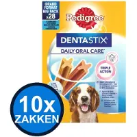 Pedigree 10x - Dentastix Medium Multipack 28-pack - Hondensnacks - 720 g