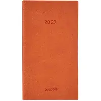 Brepols agenda 2027 - OPTIVISION POCKET [0.717] - LUCCA - Zakagenda - 1 week op 2 pagina's - Weekoverzicht - Oranje - 9 x 16 cm