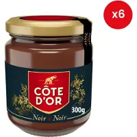 Côte d'Or Chocolade Smeerpasta noir - puur - 300g x 6