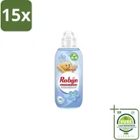 Robijn 15 x – Wasverzachter – Morgendauw – 650 ml - Grootverpakking - Wasverzachter - Wasgeur - Zachtheid - Frisheid - Wasmiddel