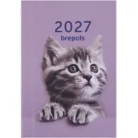 Brepols agenda 2027 - ARMADA [0.913] - AMICI - Zakagenda - 1 week op 2 pagina's - Weekoverzicht - Lila - 7.1 x 10.2 cm/Klein formaat!!