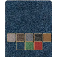 ANRO Deurmat Blauw 180x60cm – Schoonloopmat Antislip Wasbaar Voordeur Hal Binnen & Buiten Op Maat