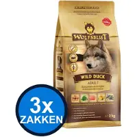 Wolfsblut 3x - Adult Wild Duck - Hondenvoer Droogvoer - 2 kg