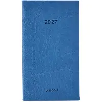 Brepols agenda 2027 - OPTIVISION POCKET [0.717] - LUCCA - Zakagenda - 1 week op 2 pagina's - Weekoverzicht - Blauw - 9 x 16 cm