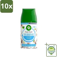 Air Wick 10 x Freshmatic Pure Fresh Navulling Zachtheid van Katoen 250 ml - Grootverpakking - Luchtverfrisser - - Freshmatic - Katoen Geur - Geurverspreider