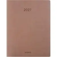 Brepols bureau agenda 2027 - TIMING [0.136] - COLORA - Bureau agenda - 1 week op 2 pagina's - Weekoverzicht - Beige - 17.1 x 22 cm