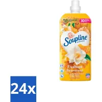 Soupline – Wasverzachter – Betoverend Mandarijn & Vanille – 1,28 L - Voordeelverpakking - 24 stuks
